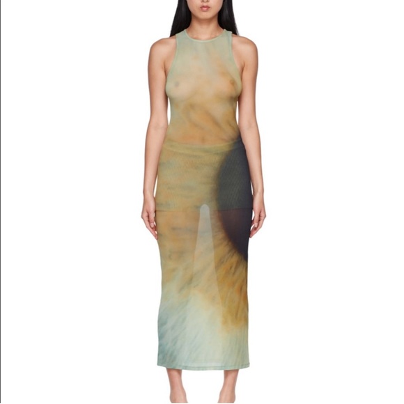 Paloma Wool Cuidao dress in aquamarine - Picture 3 of 5